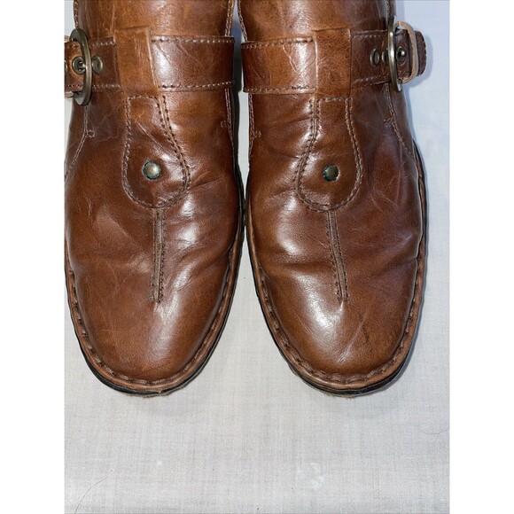 Josef Seibel Women’s Casual Mules Size 40 U.S. 9 M Brown Leather Comfort College - Picture 7 of 12